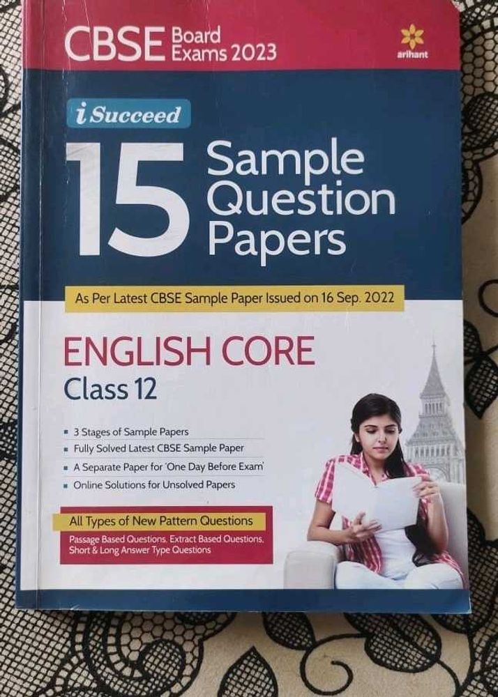 Sample Question Paper English