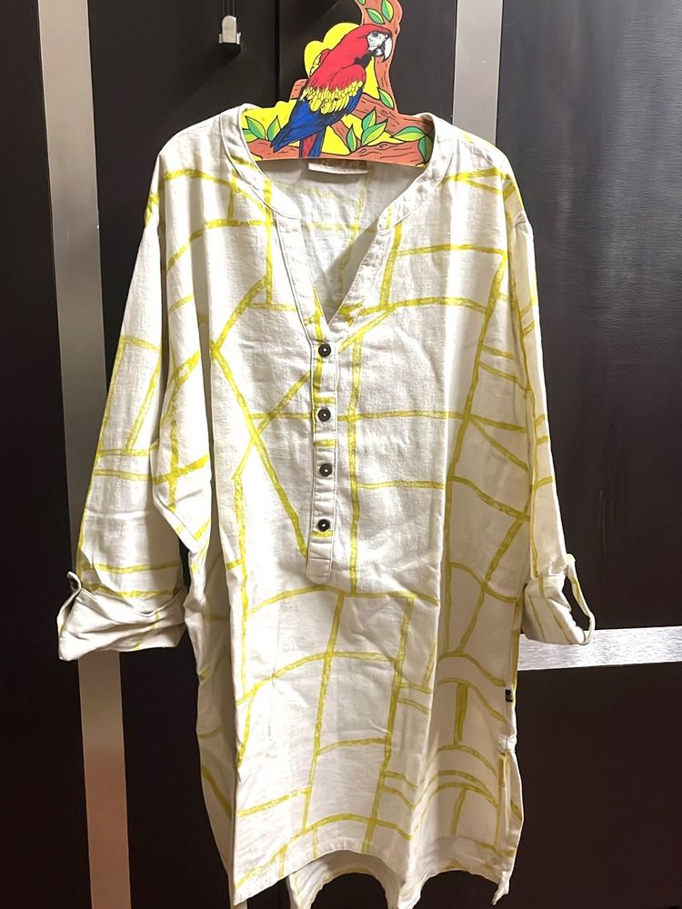 Boho Chic Linen Tunic Top