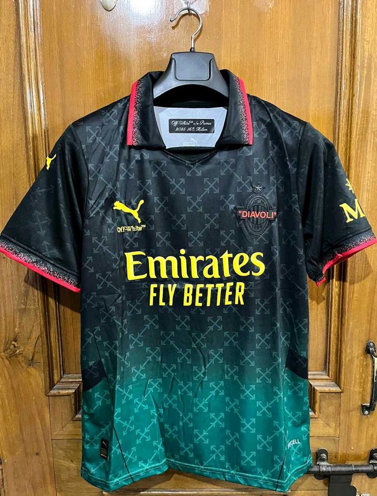 PUMA AC MILAN X OFF-WHITE SPECIAL EDITION JERSEY S