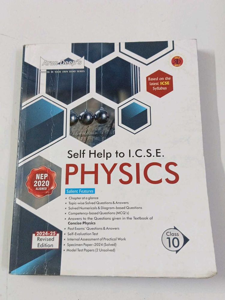 Arun Deeps Self Help To Icse Physics