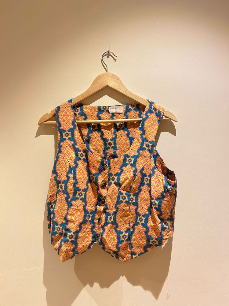 Vintage Patterned Vest