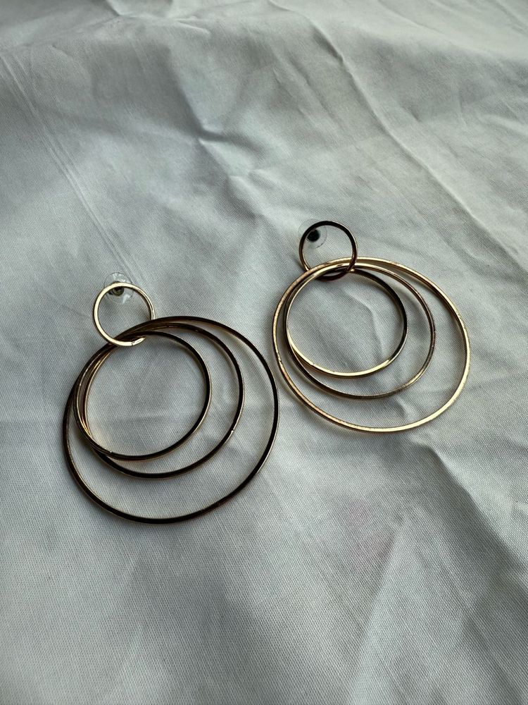 Imported golden western earrings