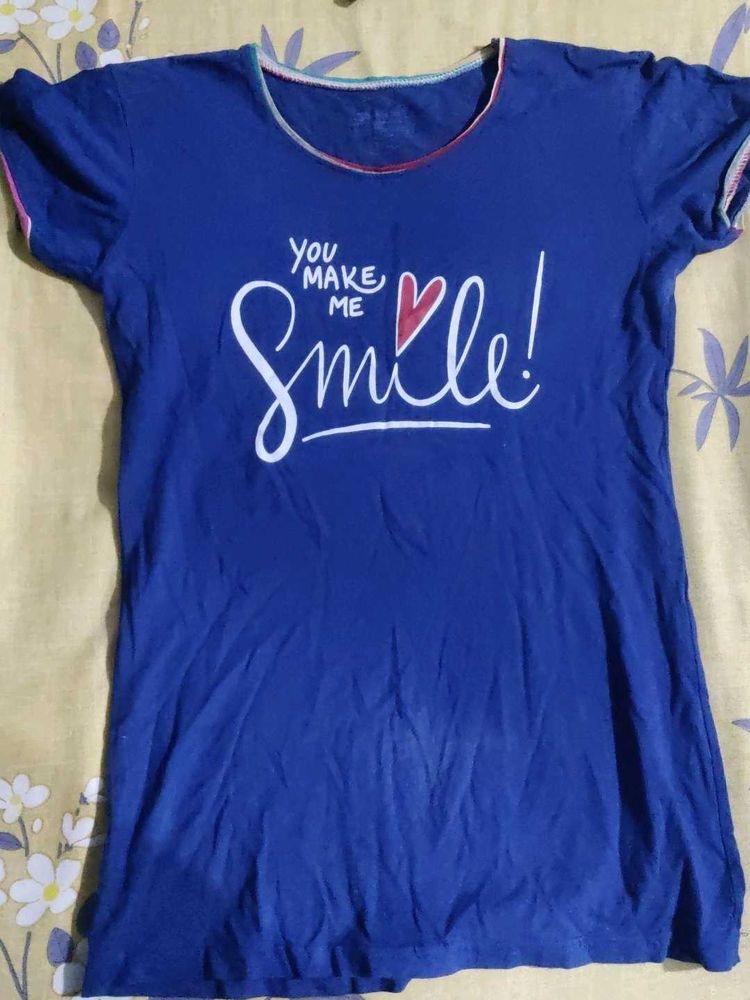 Blue Graphic T-shirt