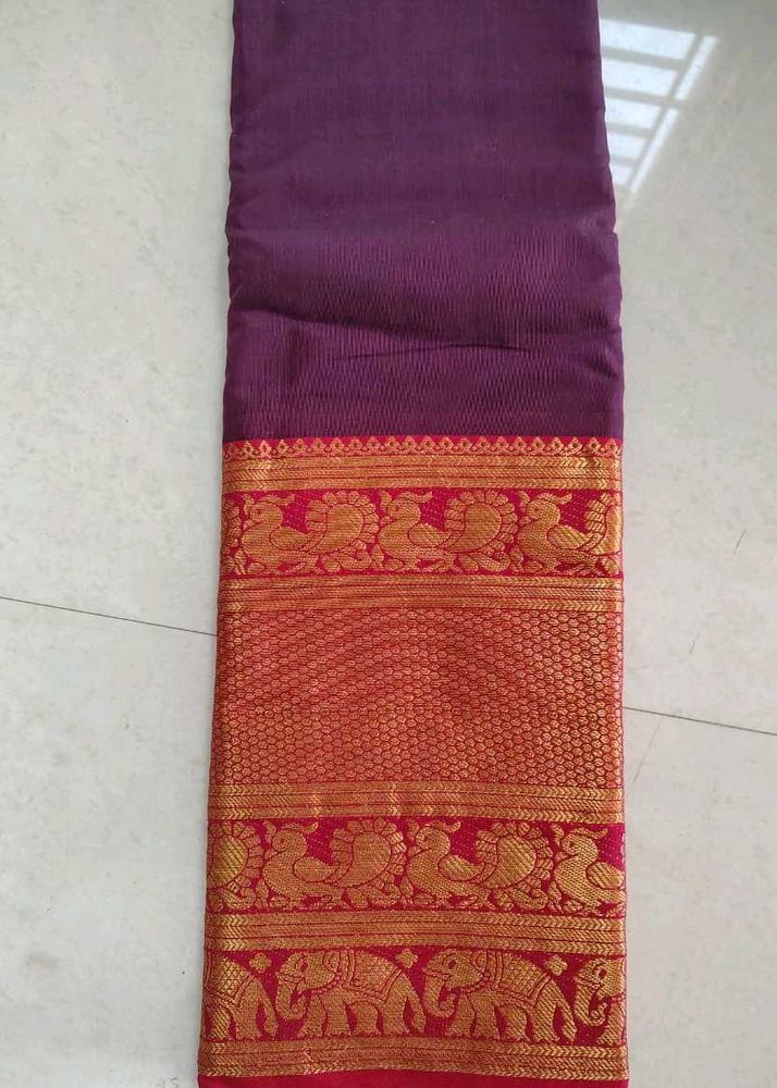 Elegant Maroon Narayanaper Saree