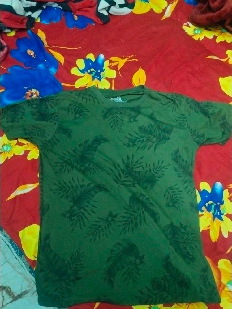 Green Printed T-Shirt
