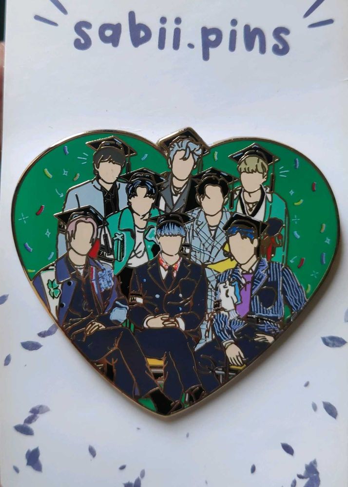 Kpop Ateez Hard enamel pin
