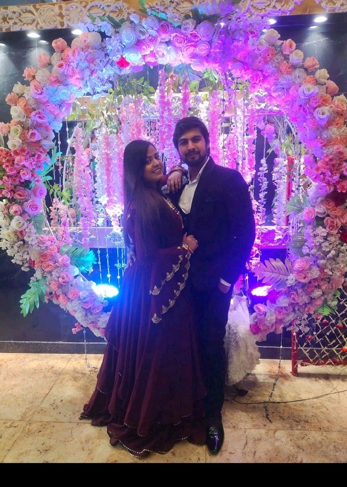 Maroon Heavy Gown...