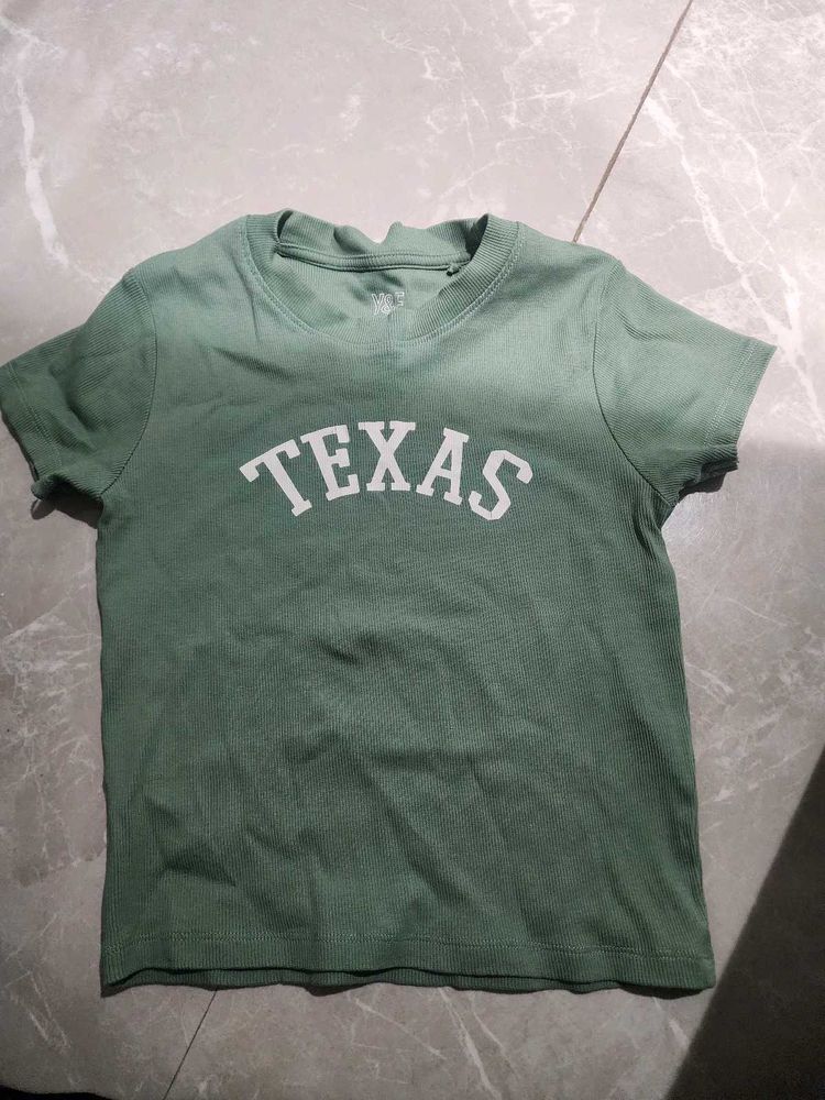 Green Texas Graphic Tee