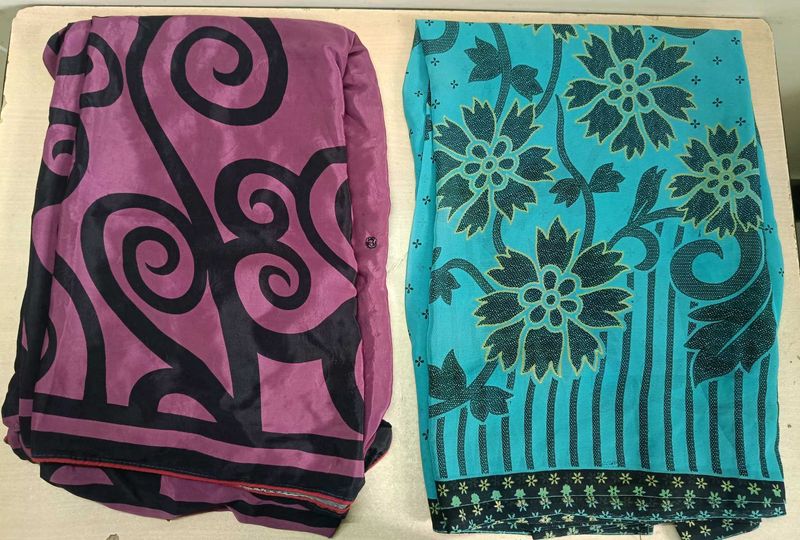 2 Saree set of festive style.