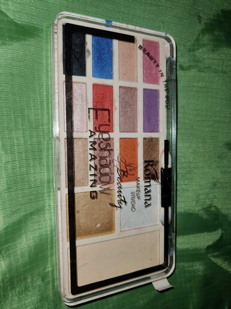 Lightly Used Eyeshadow Palette + Brush