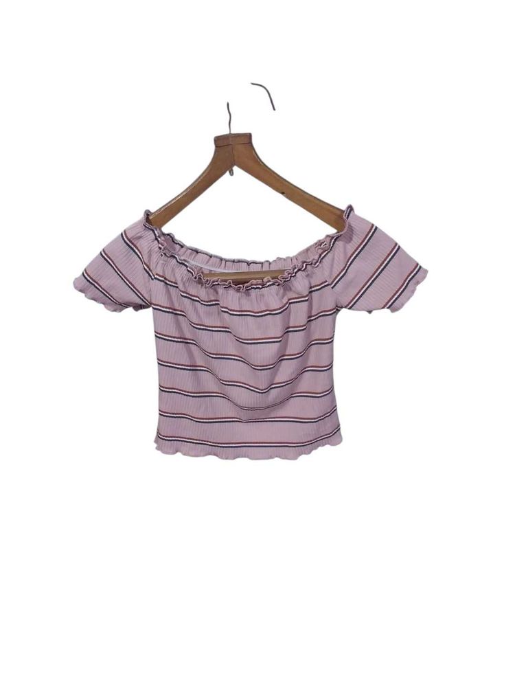 Striped Off-Shoulder Top