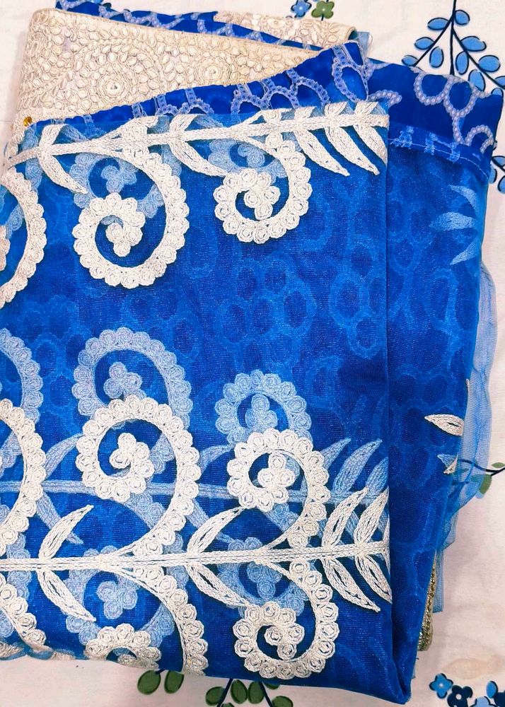 Beautiful Blue Dupatta