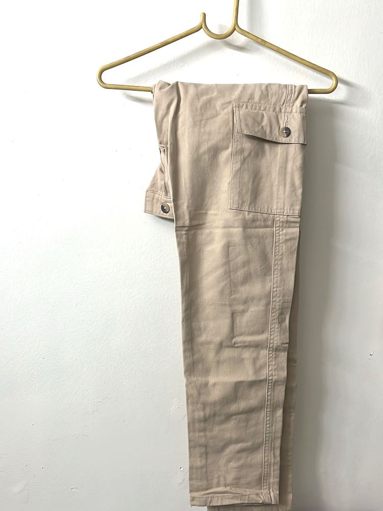 Beige Cargo Pants - Highlander Brand, Limited