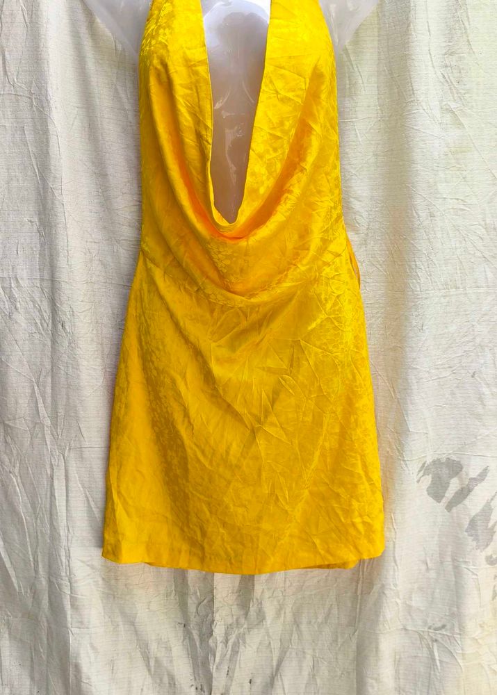 DAMN GORGEOUS COWL NECK BODYCON