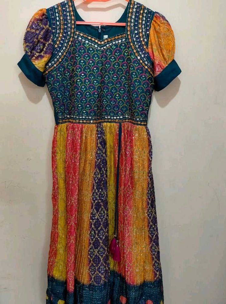 Multicolor Ethnic Gown