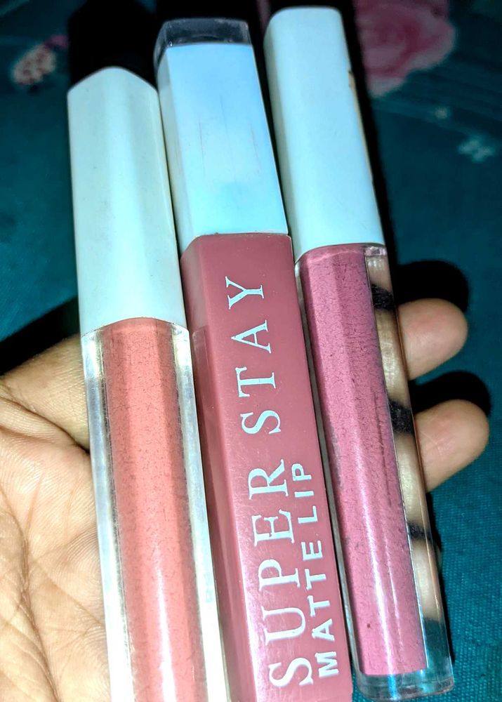 3 Set Nude Pink Shade Lipstick