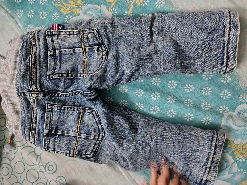 Cute Baby woollen jeans