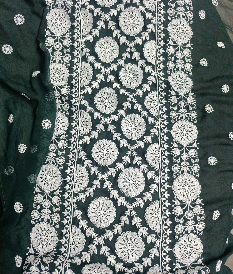 Embroidered Dress Material Unstiched