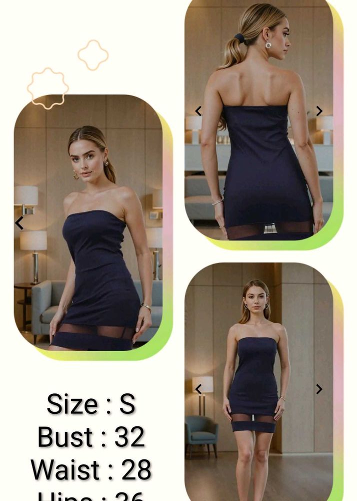 Chic Strapless Bodycon Mini Dress