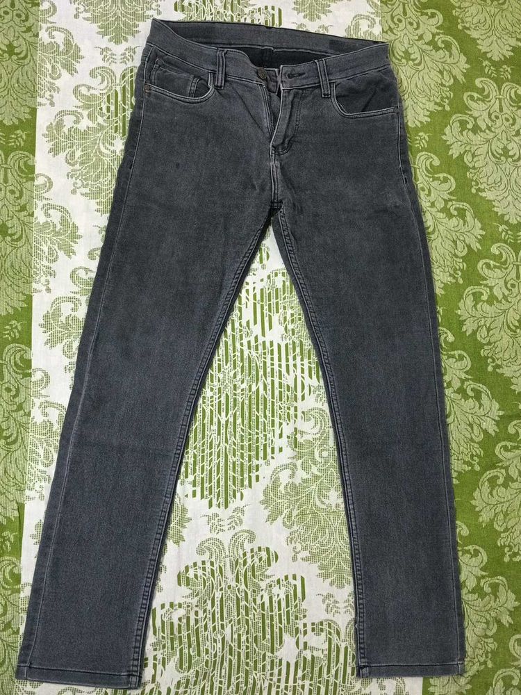 Gray Denim Jeans