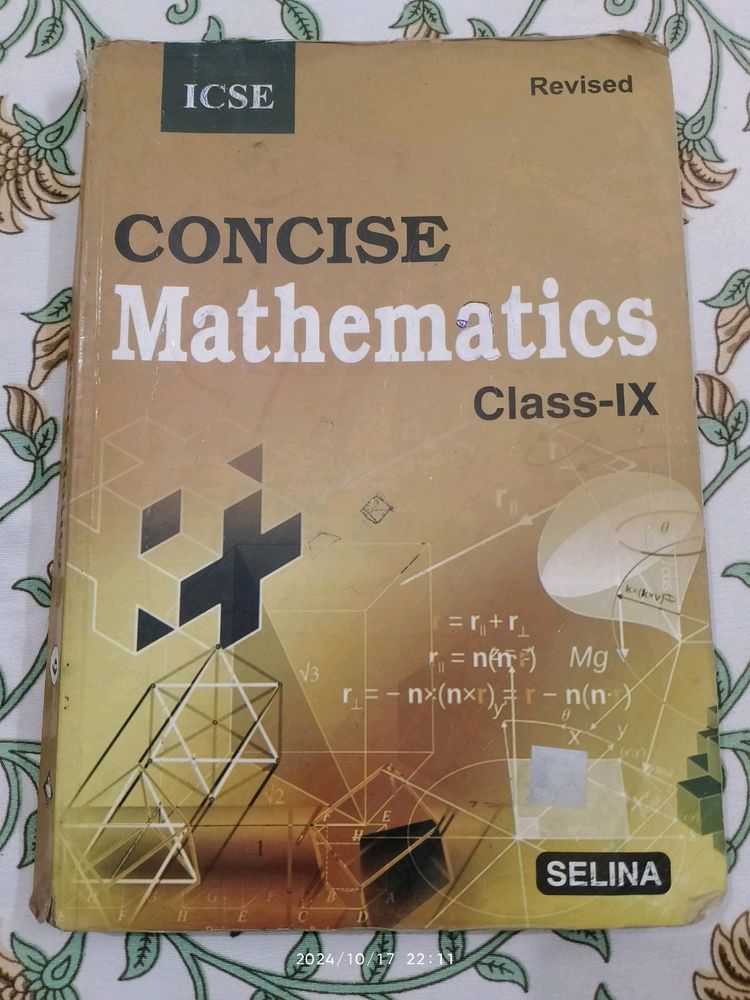 Concise Mathematics Class 9th, Selina
