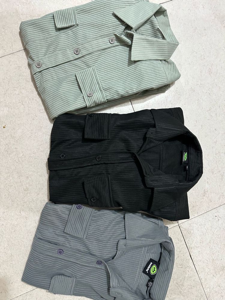 M L Size Shirts Full Sleave