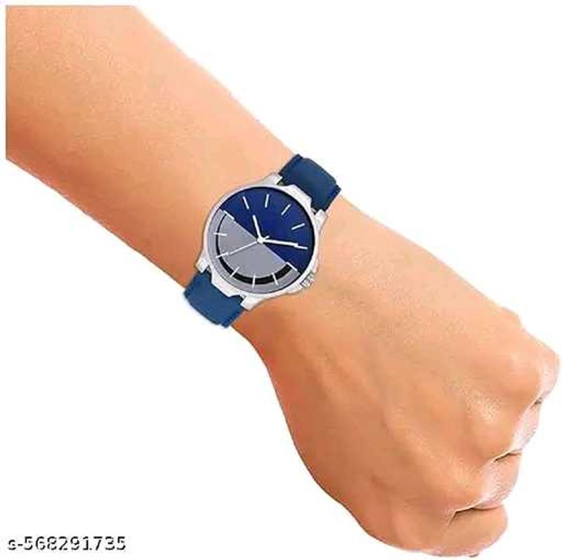 Stylish Blue Wrist Watch