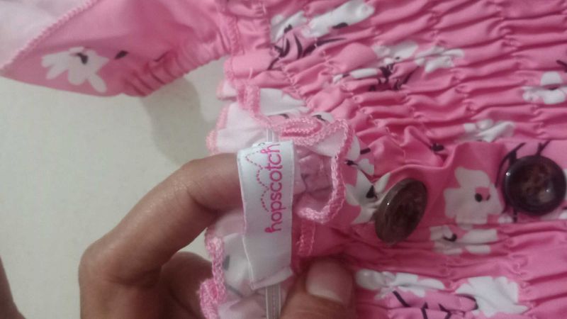 Hopscotch Pink Floral Top and Jeans set