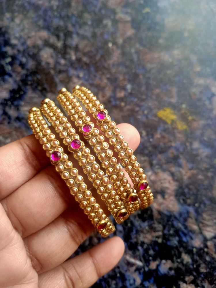 Seramik Kundan Bangles
