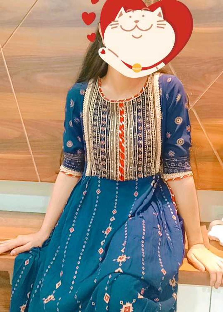 Beautiful Blue Kurta Set.