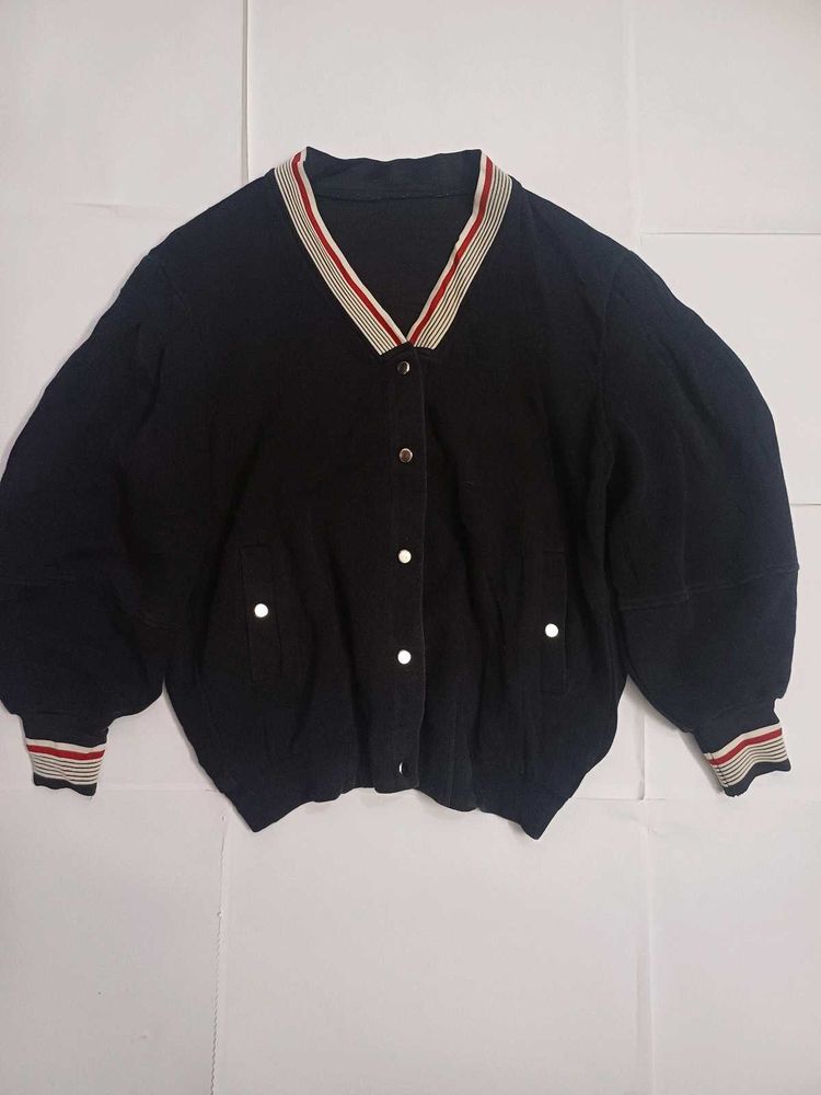 ⚫️Stylish Black Cardigan (L 24 B 21 )