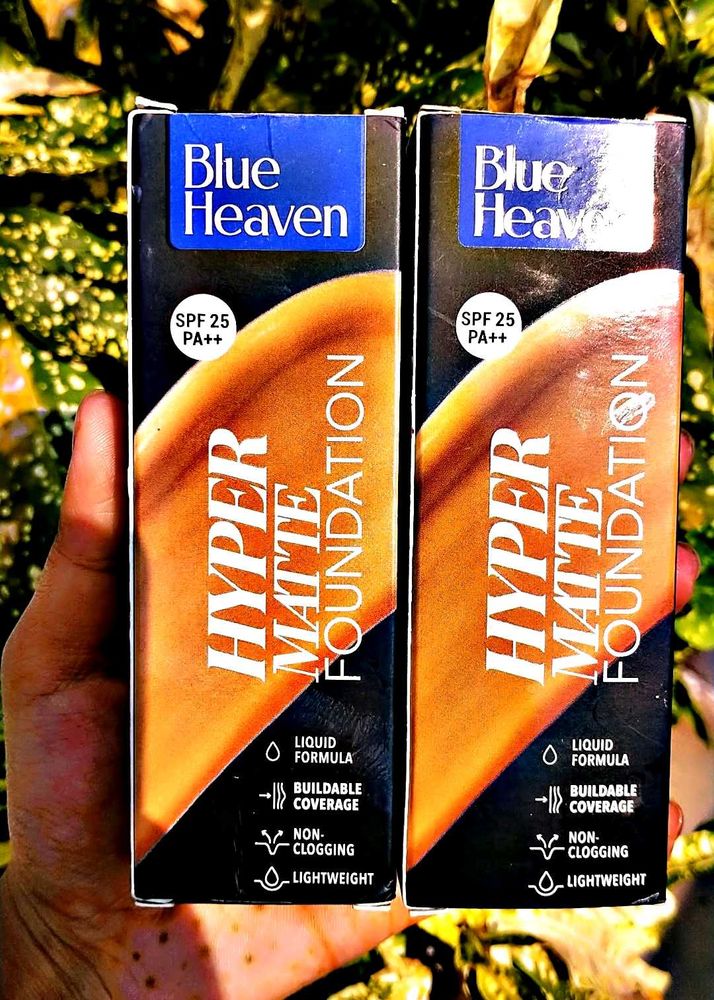 💥Combo Of Blue Heaven Hyper Matte Foundation💥