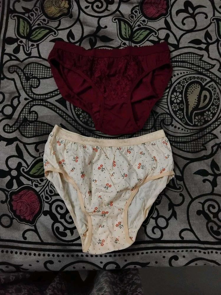 Panties - Maroon &amp; Floral