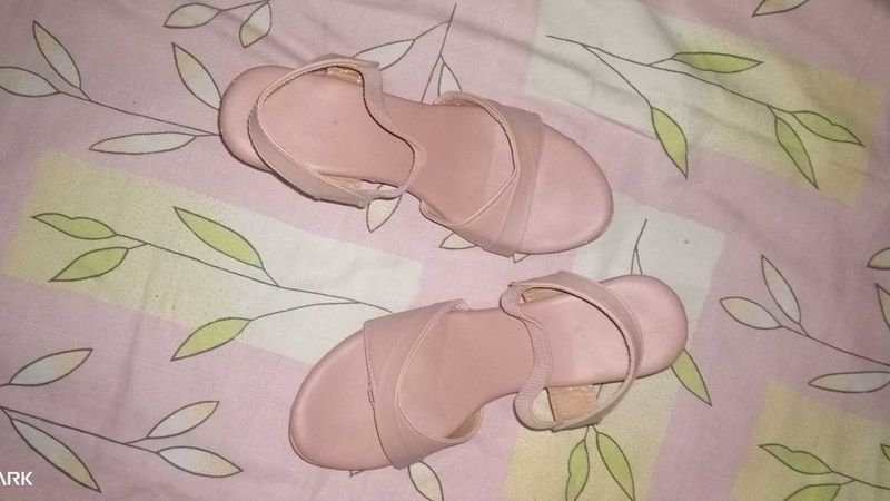 Pink Ankle Strap Heels
