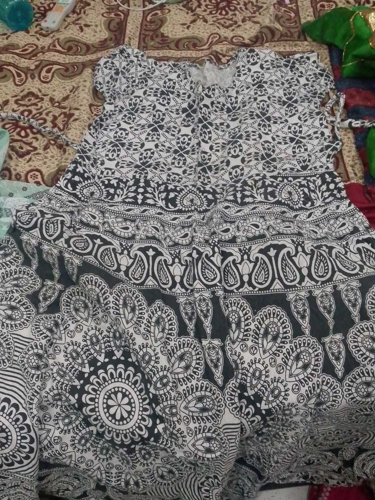 This Is A Cotton Frock For Formal Used Only