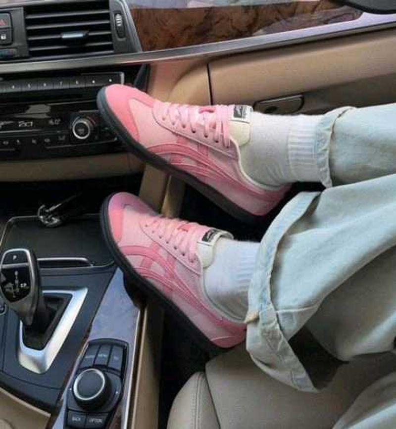 Pink Onitsuka Tiger Sneakers