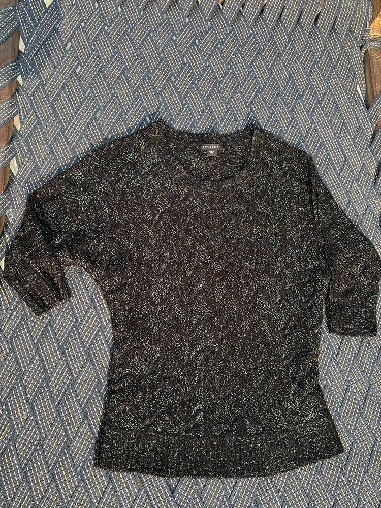 Black Winter Top