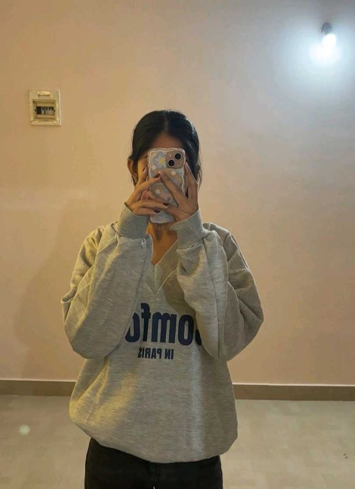 Oversized Grey Sweatshirt