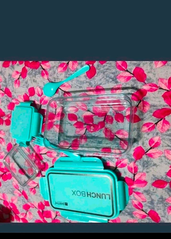 Transparent Plastic Tiffin Box Brand New