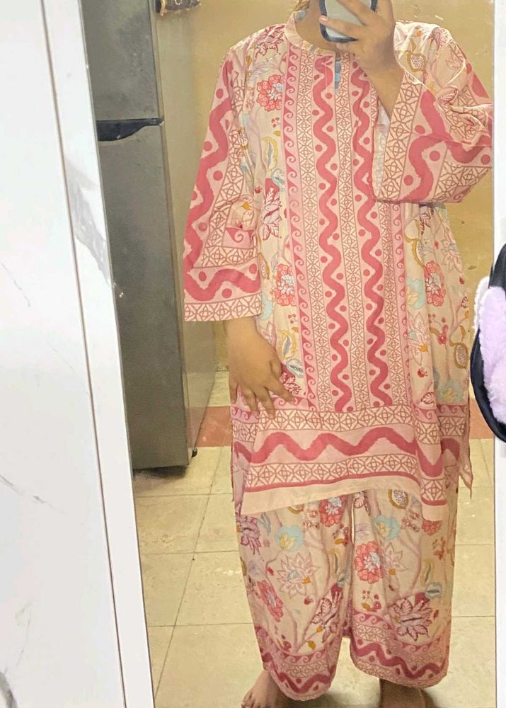 Floral Print Kurta
