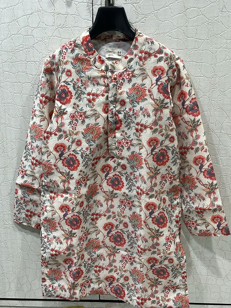 Unisex Beautiful Floral Printed Kurta