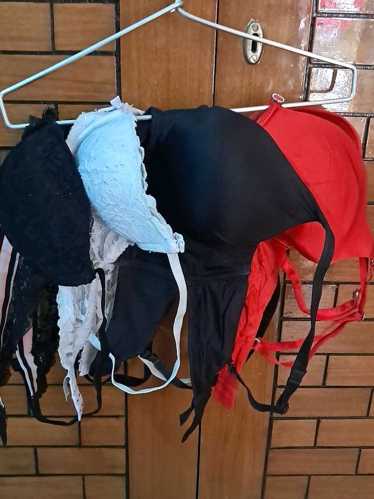 Imported Fabric  Combo  Of  Four  Bra