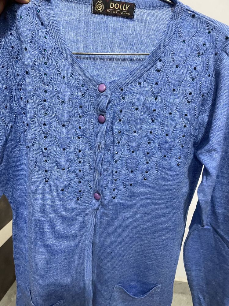 NEW🔥Blue Knit Cardigan