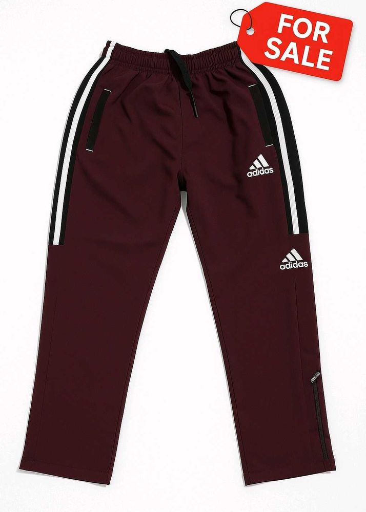 Adidas Style Maroon Track Pants for Men | Premium