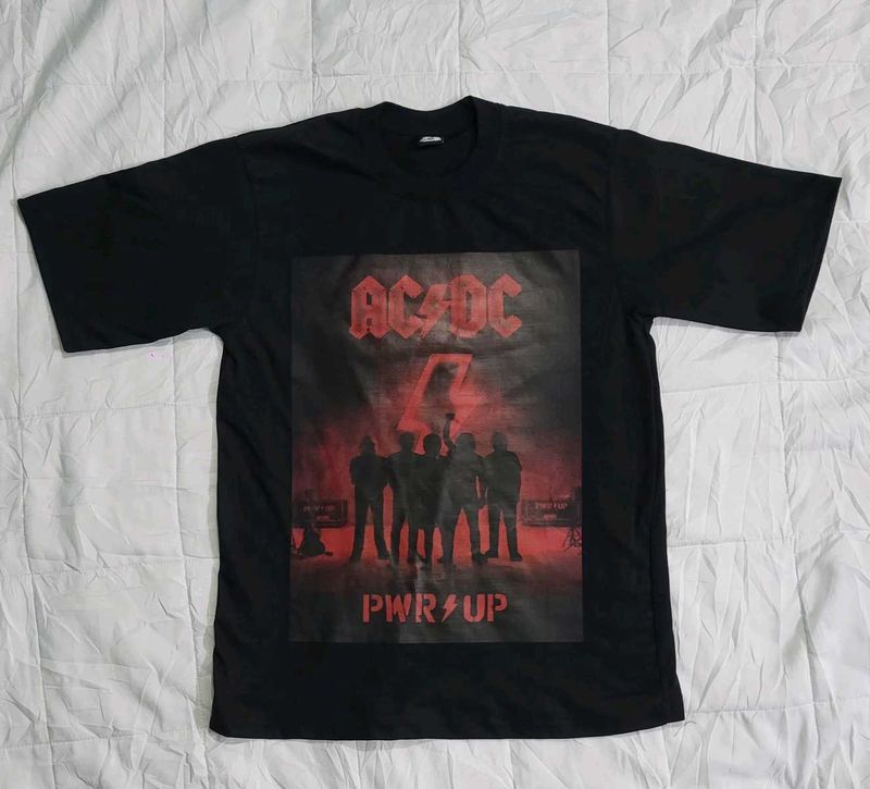 unisex AC/DC PWR UP Band T-Shirt