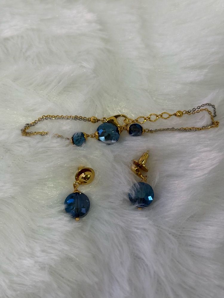 Bracelet with earrings