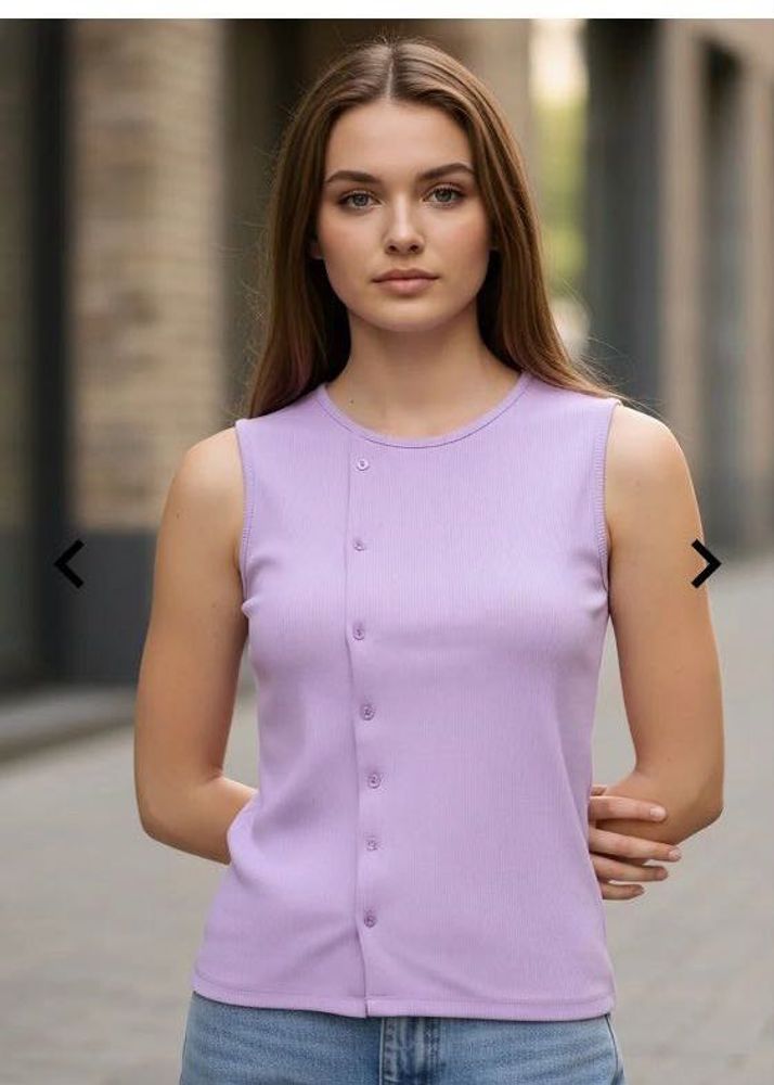 SHEIN Lavender Sleeveless Ribbed top