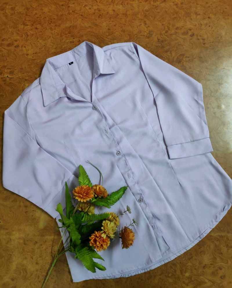 All New Lavender Button-Down Shirt