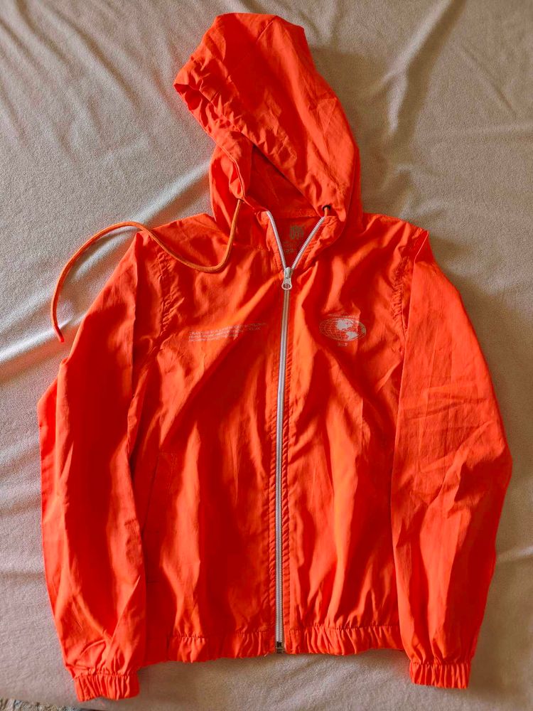 Bright Orange windcheater Jacket