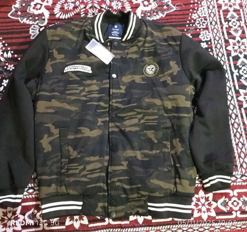 Camouflage Bomber Jacket